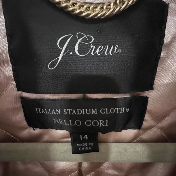 J. Crew Lodge Wool Coat Heather Cotton Candy Size 14 perfect for L - Picture 10 of 12